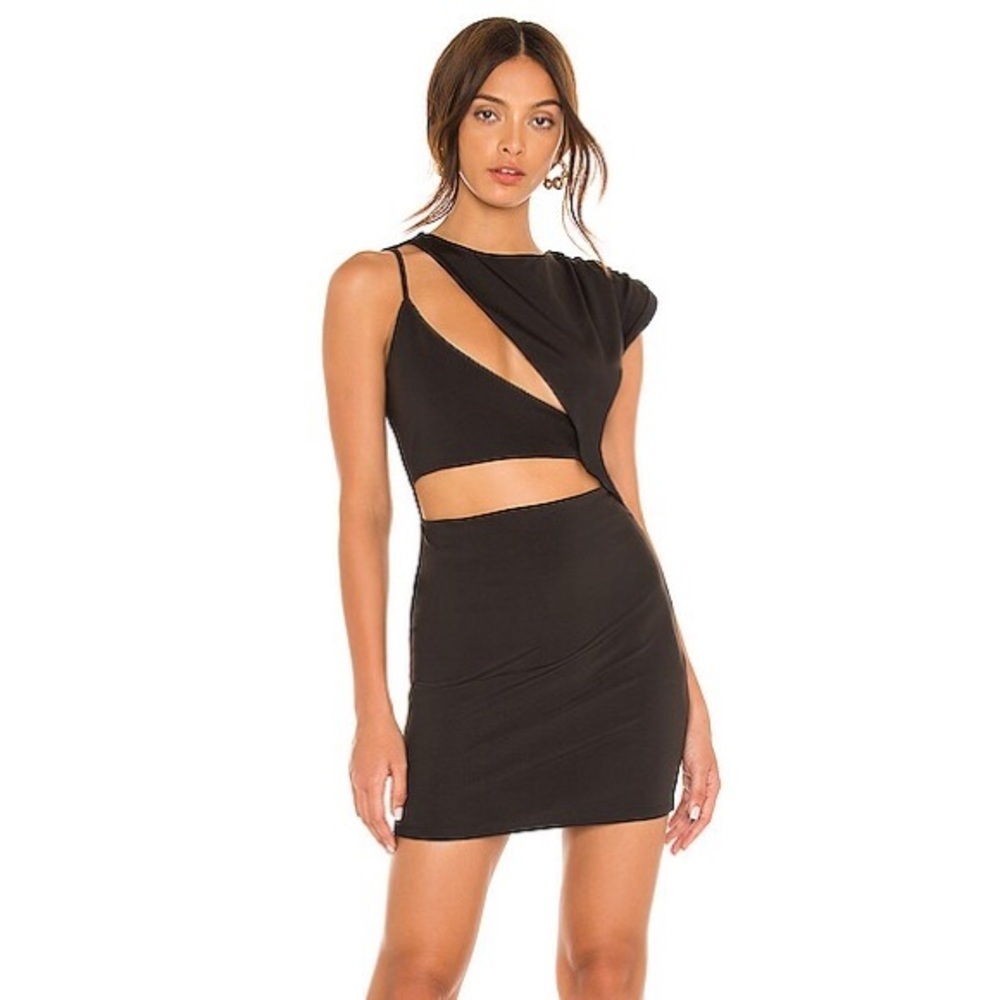 NWT NBD Cillian Mini Dress in Black size small